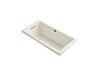 KOHLER K-1167-GW-96 Underscore Rectangle 60" x 30" drop-in BubbleMassage(TM) Air Bath with Bask heated surface and reversible drain