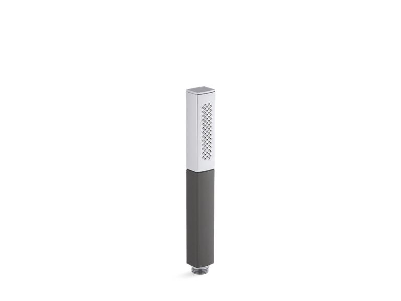 KOHLER 14788-GR-CP Shift Square Multifunction 2.5 Gpm Handshower With Grey Handle in Polished Chrome
