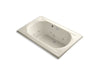 KOHLER K-1170-H2-47 Memoirs 66" x 42" drop-in whirlpool with reversible drain and heater without jet trim