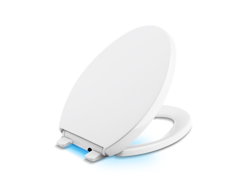 KOHLER K-75792 Reveal Nightlight Quiet-Close Elongated toilet seat