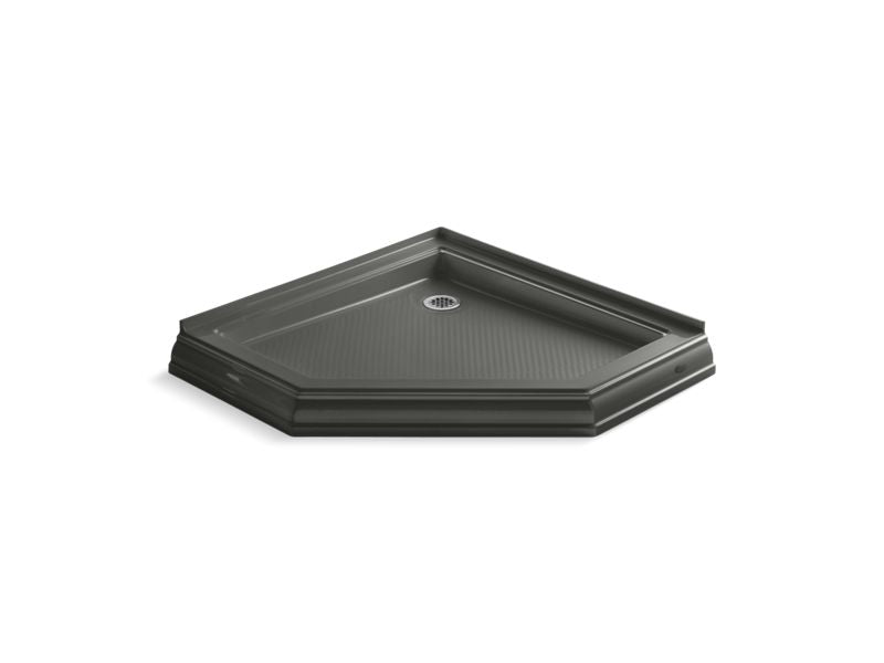 KOHLER K-9542-58 Memoirs 42" x 42" Neo-angle single threshold rear center drain shower base