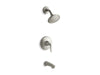KOHLER TS5318-4-BN Refinia Rite-Temp Bath And Shower Trim With 2.5 Gpm Showerhead in Vibrant Brushed Nickel