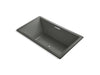 KOHLER K-1174-GVB-58 Underscore Rectangle 72" x 42" drop-in VibrAcoustic + BubbleMassage(TM) Air Bath with center drain