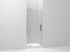 KOHLER K-707501-D3 Revel Pivot shower door, 70" H x 27-5/16 - 31-1/8" W, with 5/16" thick Frosted glass