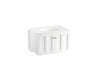 KOHLER K-99515-1WA Damask 30" wall-hung bathroom vanity cabinet with 2 doors