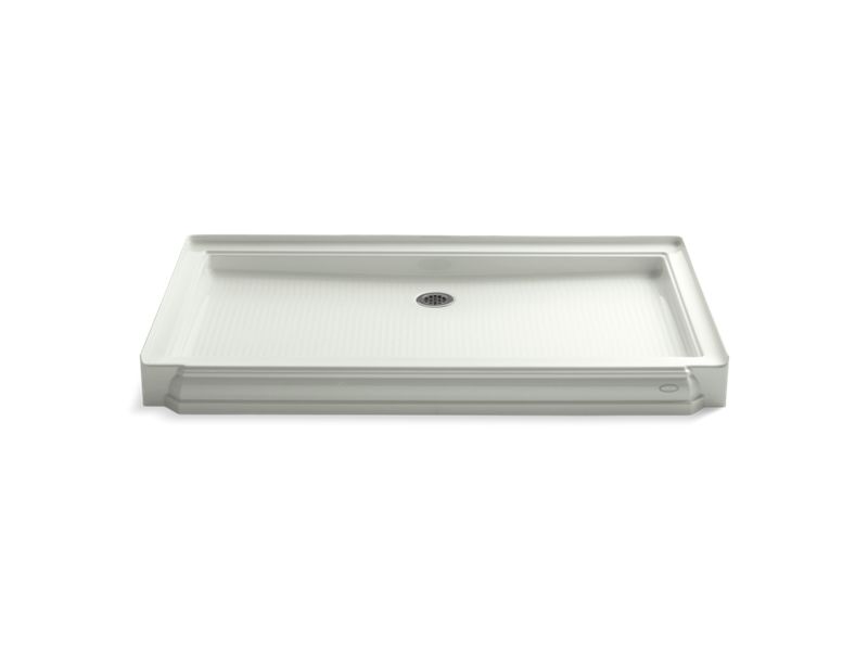 KOHLER K-9568 Memoirs 60" x 34" single threshold rear center drain shower base