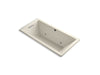 KOHLER K-1822-GCW-47 Underscore Rectangle 66" x 32" drop-in BubbleMassage(TM) Air Bath with reversible drain and Bask(TM) heated surface