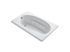 KOHLER K-1114-H-0 Windward 72" x 42" drop-in whirlpool with heater