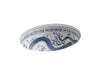 KOHLER K-14218-VB-0 Imperial Blue Caxton Oval Undermount bathroom sink
