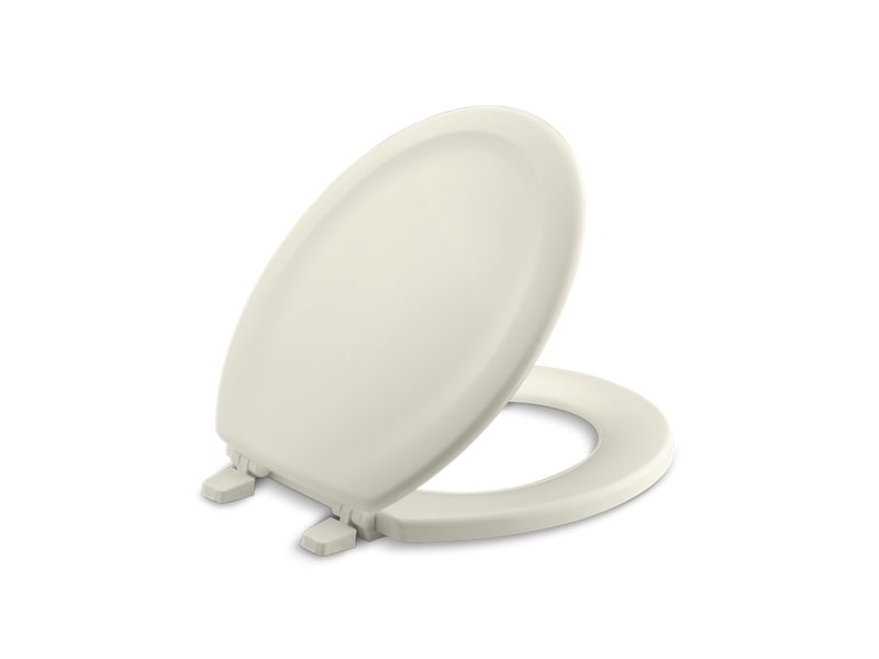 KOHLER K-4816-96 Stonewood Quick-Release round-front toilet seat