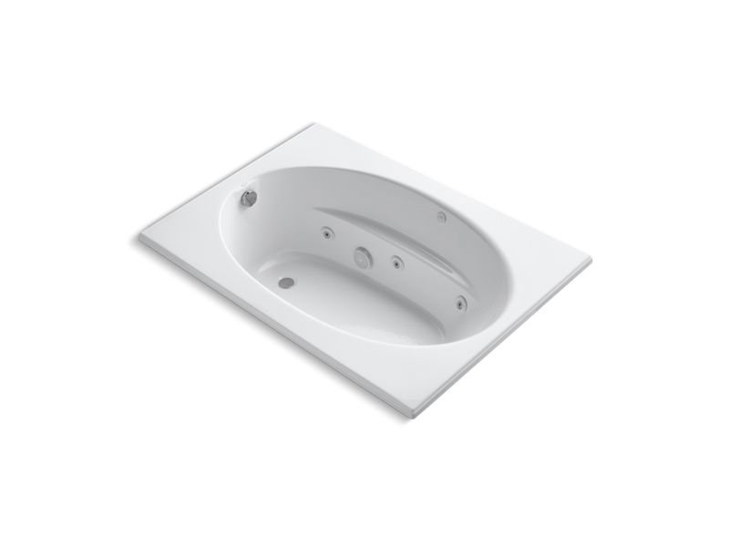 KOHLER K-1112-0 Windward 60" x 42" drop-in rim style whirlpool