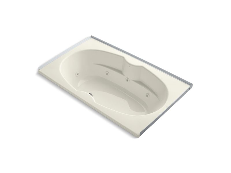 KOHLER K-1131-F-96 7242 72" x 42" alcove whirlpool with integral flange