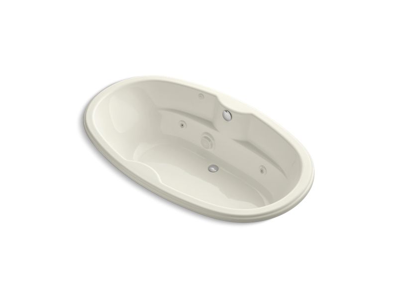 KOHLER K-1148-CD-96 7242 72" x 42" oval drop-in whirlpool with custom pump location