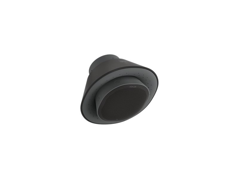 KOHLER K-28238-NKE Moxie Single-function showerhead with wireless speaker, 2.5 gpm