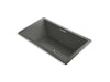 KOHLER K-1174-G-58 Underscore Rectangle 72" x 42" drop-in BubbleMassage(TM) Air Bath with center drain
