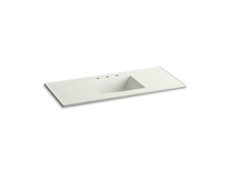 KOHLER K-2783-8 Ceramic/Impressions 49" Vitreous china vanity top with integrated rectangular sink