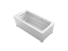 KOHLER 2594-W1-0 Archer 68" X 32" Freestanding Bath With Bask(R) Heated Surface in White