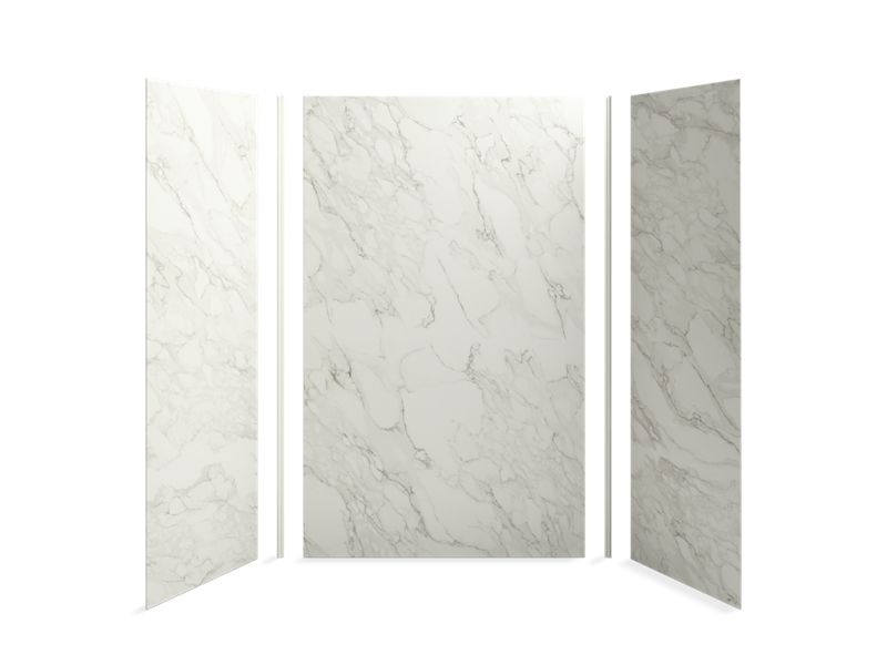 KOHLER 97616-W10 Choreograph 60" X 36" X 96" Shower Wall Kit in CrossCut Dune