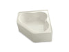 KOHLER K-1160-LA-96 Tercet 60" x 60" alcove whirlpool with integral flange and center drain