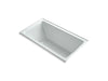 KOHLER K-855-R Tea-for-Two 66" x 36" alcove bath with integral flange and right-hand drain