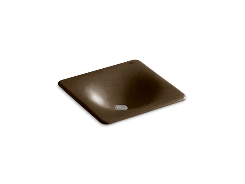 KOHLER K-2827 Iron/Tones 16-3/8" x 15-5/8" x 5-3/4" Drop-in/undermount bathroom sink