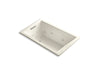 KOHLER K-1849-H2-96 Underscore Rectangle 60" x 36" drop-in whirlpool with heater without jet trim