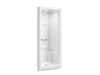KOHLER 1689-0 Sonata 36" X 36-1/2" X 90" Center Drain Shower Stall With Integral High-Dome Ceiling, Requires Grab Bar in White