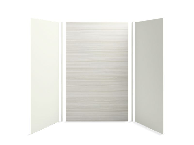 KOHLER 97617-7NY Choreograph 60" X 42" X 96" Shower Wall Kit in VeinCut Dune with Dune accents