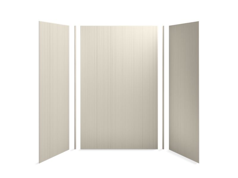 KOHLER 97616-T02-G9 Choreograph 60" X 36" X 96" Shower Wall Kit, Cord Texture in Sandbar