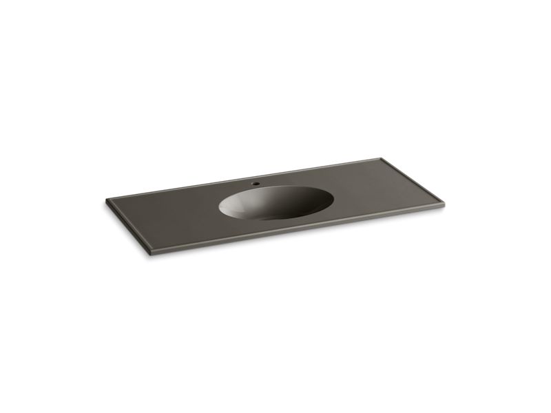 KOHLER K-2891-1 Ceramic/Impressions 49" Vitreous china vanity top with integrated oval sink