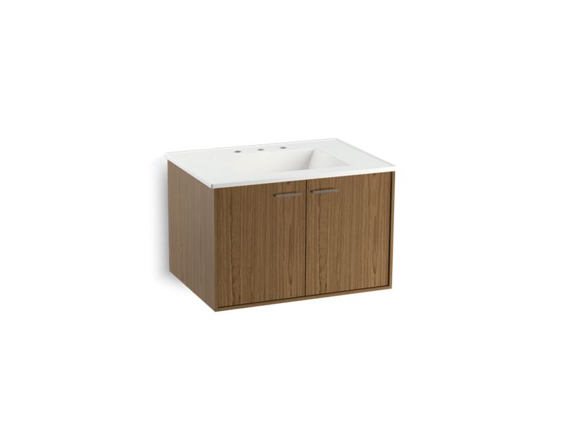 KOHLER K-99540-1WM Jute 30" wall-hung bathroom vanity cabinet with 2 doors