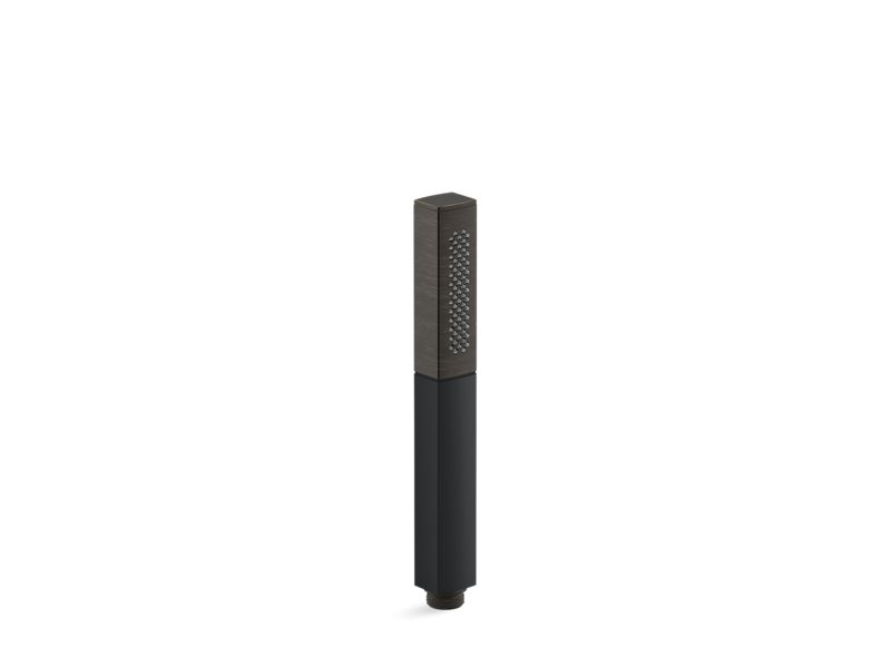 KOHLER 45203-2BZ Shift Square 2.0 Gpm Multifunction Handshower With Black Handle in Oil-Rubbed Bronze
