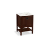 KOHLER K-99552-1WG Marabou 24" bathroom vanity cabinet with 2 doors