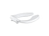 KOHLER K-4666-SC-0 Lustra Elongated toilet seat with self-sustaining check hinge