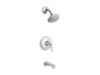 KOHLER TS5318-4-CP Refinia Rite-Temp Bath And Shower Trim With 2.5 Gpm Showerhead in Polished Chrome