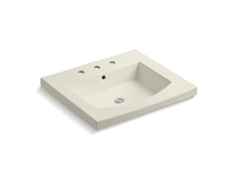 KOHLER K-2956-8-96 Persuade Curv Vanity-top bathroom sink with 8" widespread faucet holes