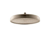 KOHLER K-13694 12" 2.5 gpm rainhead with Katalyst air-induction technology