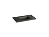 KOHLER K-2781-1 Ceramic/Impressions 37" rectangular vanity-top bathroom sink with single faucet hole