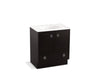 KOHLER K-99503-TK-1WU Jacquard 30" bathroom vanity cabinet with toe kick, 2 doors and 1 drawer