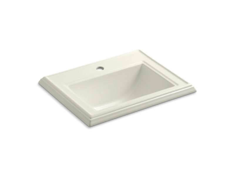 KOHLER K-2241-1 Memoirs Classic Classic drop-in bathroom sink with single faucet hole