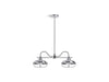 KOHLER K-23660-CH02 Modern Farm Two-light linear chandelier