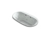 KOHLER K-5716-XH2G-95 Underscore Oval 66" x 36" drop-in whirlpool + BubbleMassage(TM) Air Bath