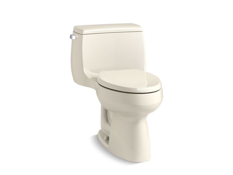 KOHLER K-3615-47 Gabrielle Comfort Height One-piece compact elongated 1.28 gpf chair height toilet with slow close seat