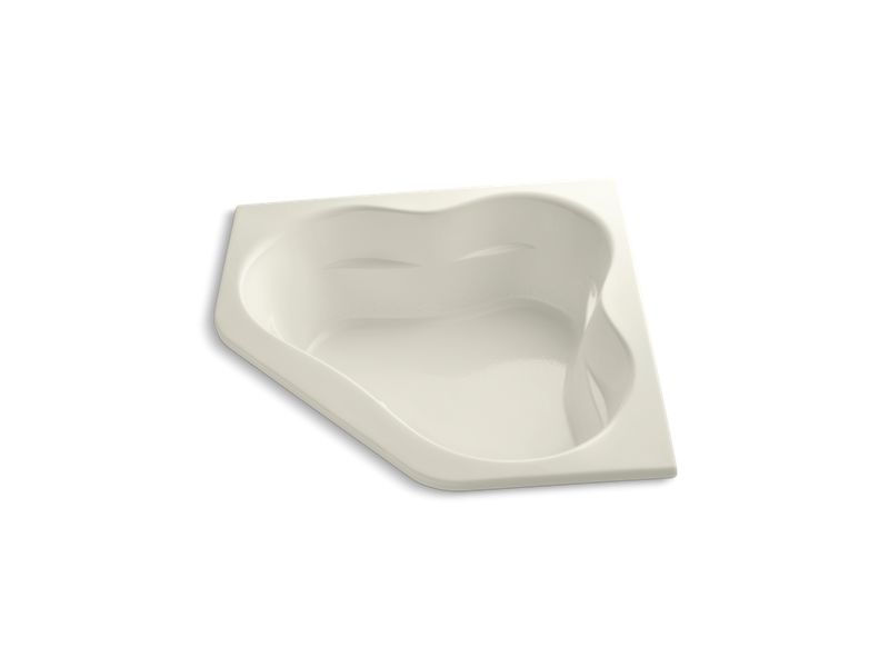 KOHLER K-1160-G-96 Tercet 60" x 60" drop-in BubbleMassage(TM) Air Bath with center drain