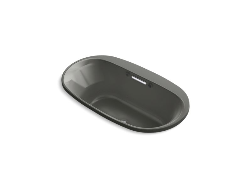 KOHLER K-5716-GW-58 Underscore Oval 66" x 36" drop-in BubbleMassage(TM) Air Bath with Bask(TM) heated surface