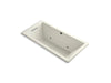KOHLER K-1822-GCW-96 Underscore Rectangle 66" x 32" drop-in BubbleMassage(TM) Air Bath with reversible drain and Bask(TM) heated surface