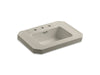 KOHLER K-2323-8-G9 Kathryn Bathroom sink basin with 8" widespread faucet holes