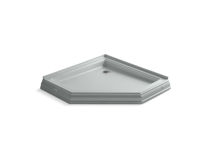 KOHLER K-9542-95 Memoirs 42" x 42" Neo-angle single threshold rear center drain shower base