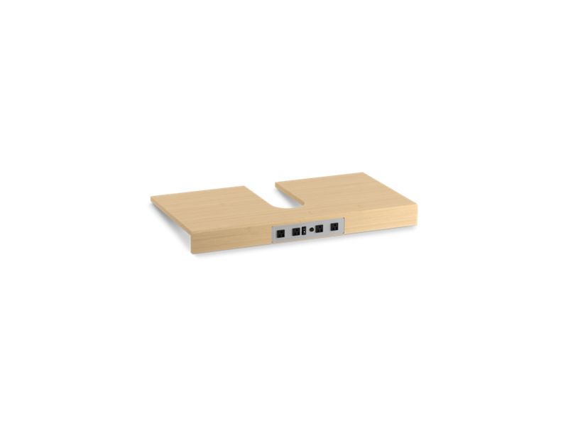 KOHLER K-99678-SH3-1WR Adjustable shelf with electrical outlets for KOHLER 36" Tailored vanities with 2 doors