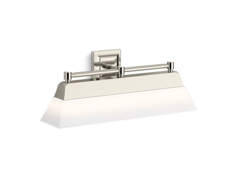 KOHLER 23690-LED-SNL Memoirs 24" Led Sconce in Vibrant Polished Nickel